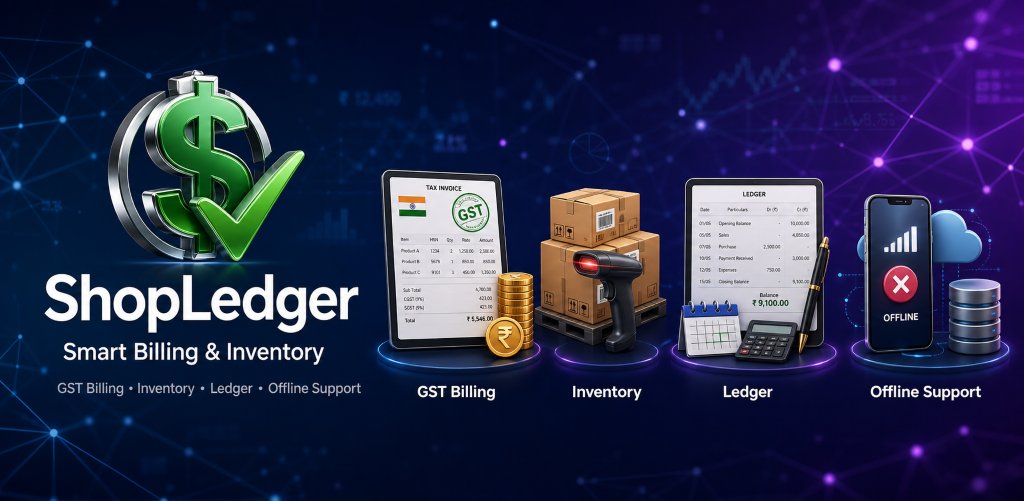 ShopLedger — Smart Billing & Inventory